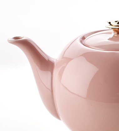 TEAPOT WITH ROSE PINK