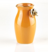 DECANTER WITH ROSE ORANGE